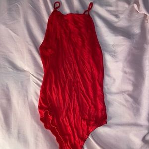 Red Bodysuit